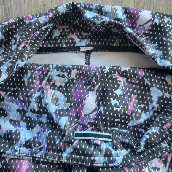 Lululemon All Sport Crop Floral Sport Tranquil Blue Multi Size 6 - Picture 3 of 8